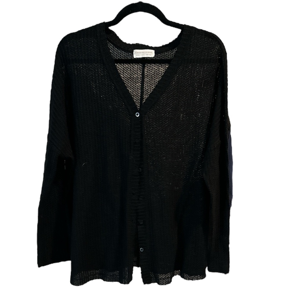 Black Button Down Sweater